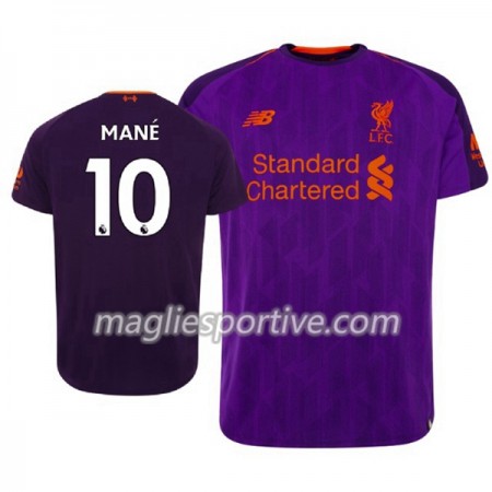 Completo Calcio Liverpool Sadio Mane 10 Divisa Trasferta 2018/2019